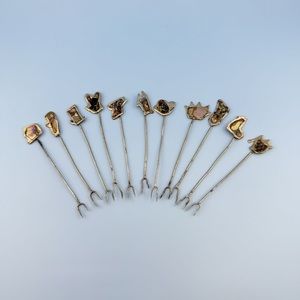 Vintage Taxco Cocktail Forks – Set of 11